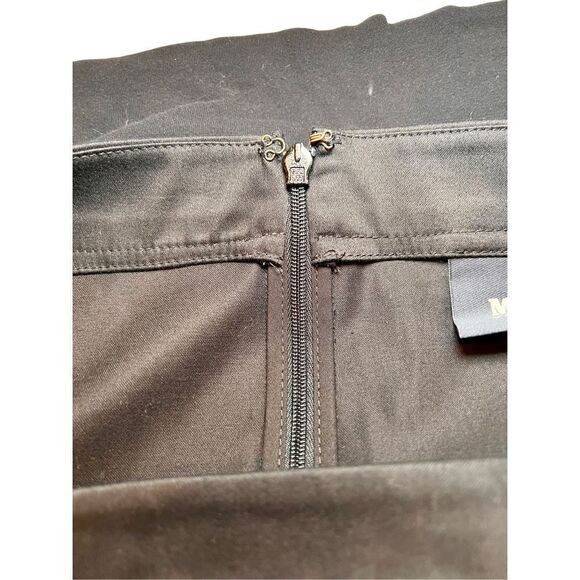 Anthropologie Maeve Flounced Midi Skirt Wrap Ruffle Black Size 16 NWT - Picture 6 of 6